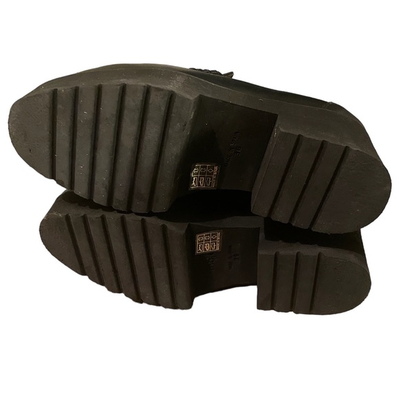 MAJE Studded Leather Platform Loafers - Picture 8 of 13